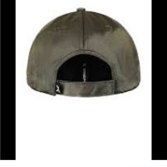 NWT ONEPIECE SATIN CAP ARMY GREEN - Picture 2 of 5